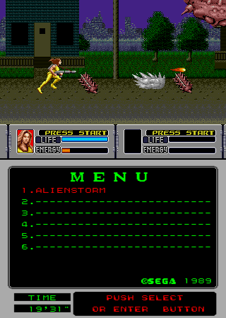 Alien Storm (Mega-Tech) Screenshot 1